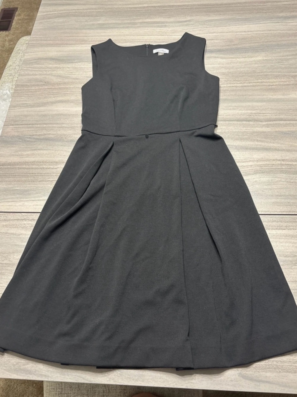 Calvin Klein Sleeveless Black Fit-and-Flare Dress